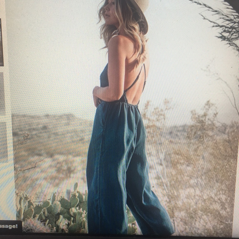 Denim jumpsuit
